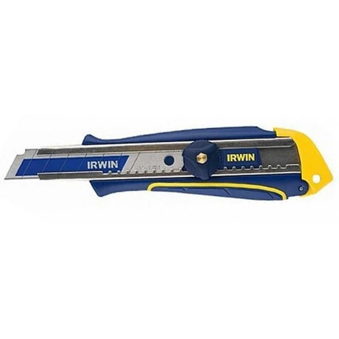 Irwin Utility Knife / Snap-Off Cutter, Plastic Body, 18 mm Blade - 10507580