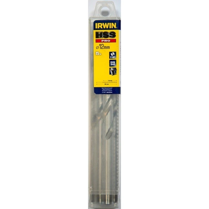 Irwin Σετ 5 Διαμαντοτρύπανα HSS Long Pro για Μέταλλο με Κυλινδρικό Στέλεχος (Κωδ. 10503858)