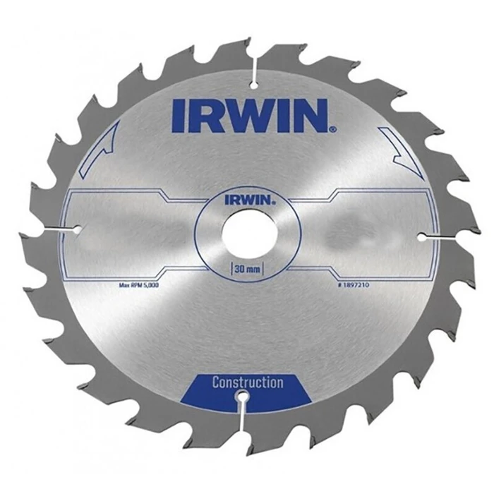 Irwin Δίσκος Κοπής Ξύλου 160mm 18 Δόντια