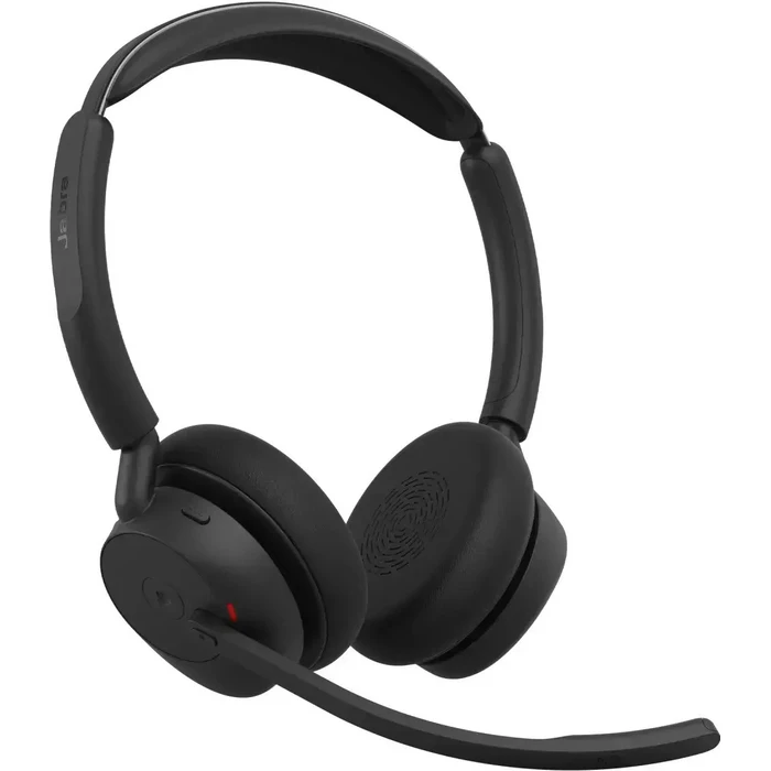Jabra Evolve3 45 Stereo Link 390a MS Stand Ασύρματα On-Ear Ακουστικά με Μικρόφωνο και Bluetooth