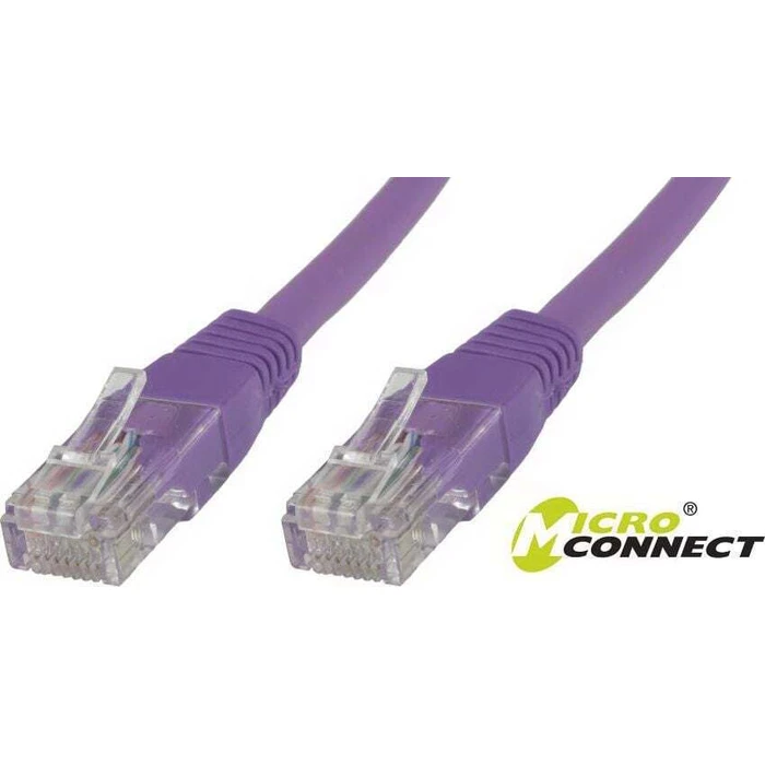 Microconnect U/UTP Cat.6 (Gigabit) Καλώδιο Δικτύου Ethernet 0.25m Μωβ B-UTP60025P