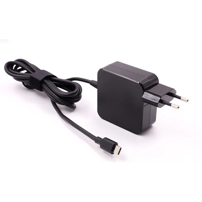 CoreParts 45W USB-C Wall Charger with Integrated USB-C Cable - Black (MBXUSBC-AC0005)