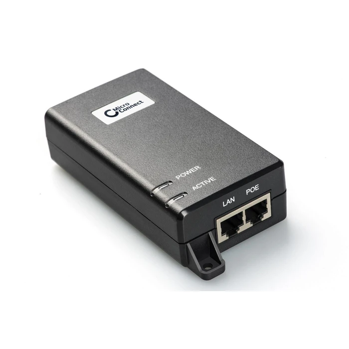 MicroConnect Διακόπτης PoE POEINJ-60W Gigabit Ethernet 60W 55V Μαύρο