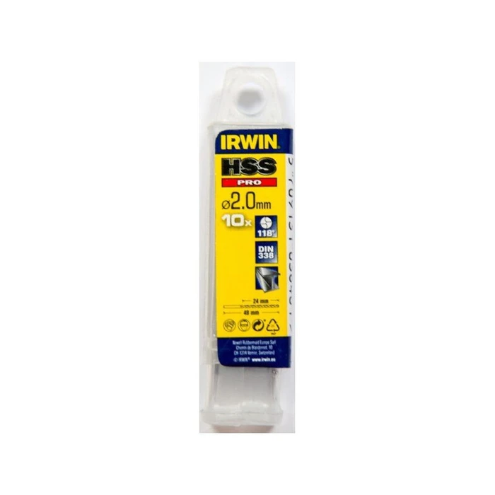 Irwin Σετ 10 Τρυπάνια HSS για Μέταλλο 10502251
