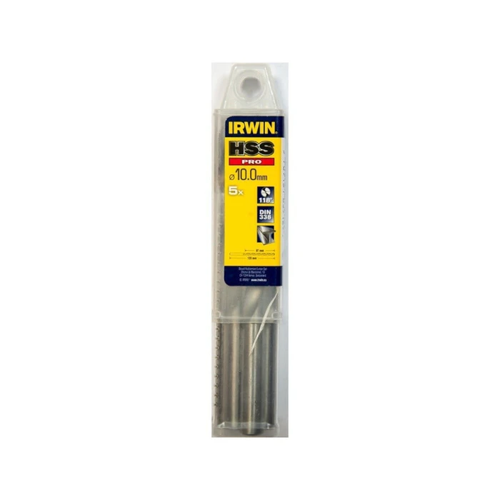 Irwin HSS Metal Drill Bit with Cylindrical Shank 10x133mm - 10502331