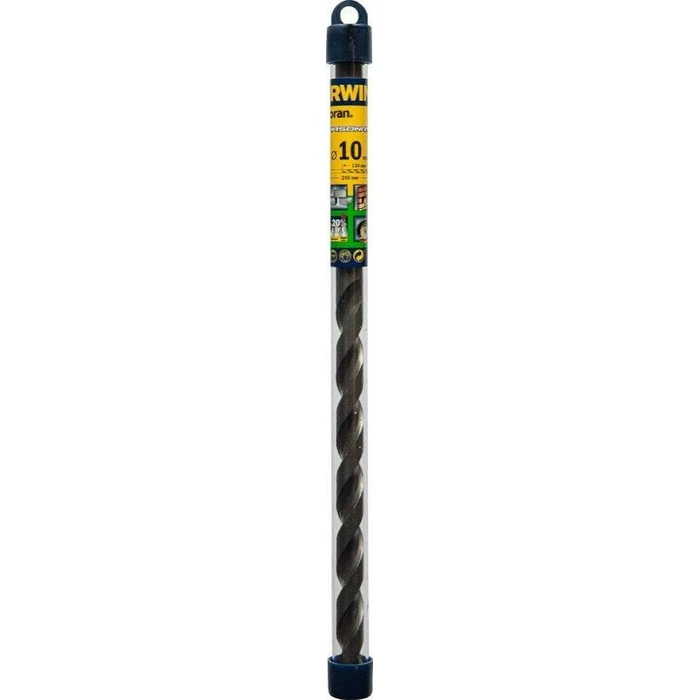 Irwin Carbide/Diamond Masonry Drill Bit with Cylindrical Shank 10 x 200 mm