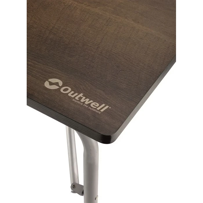 Outwell Aluminium Folding Camping Table with Carry Case 70 x 58 x 13 cm Brown