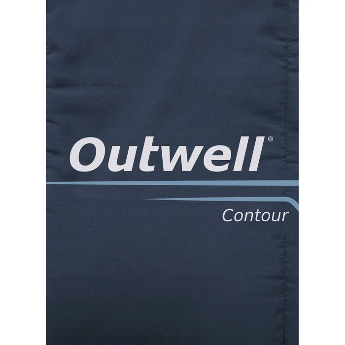Sleeping Bag Outwell Contour Junior Children Rectangular Polyester Blue
