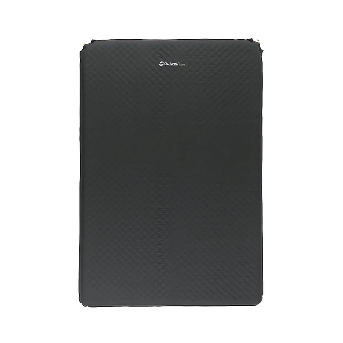 Outwell Αυτοφούσκωτο Διπλό Υπόστρωμα Camping 63x124cm Πάχους 10cm Μαύρο
