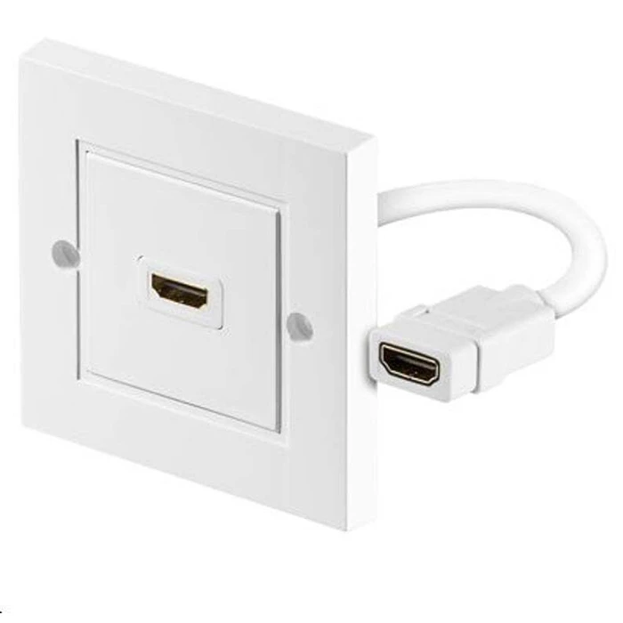 Microconnect Πρίζα HDMI σε Λευκό Χρώμα HDMWALL1