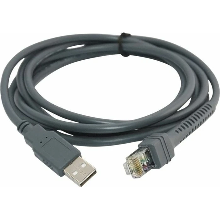 Zebra Adapter Cable USB A male RJ45 Black 2.1m
