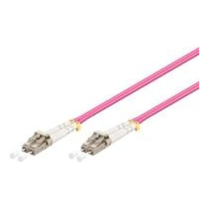 MicroConnect Καλώδιο Οπτικής Ίνας LC UPC LC UPC 1m Ροζ