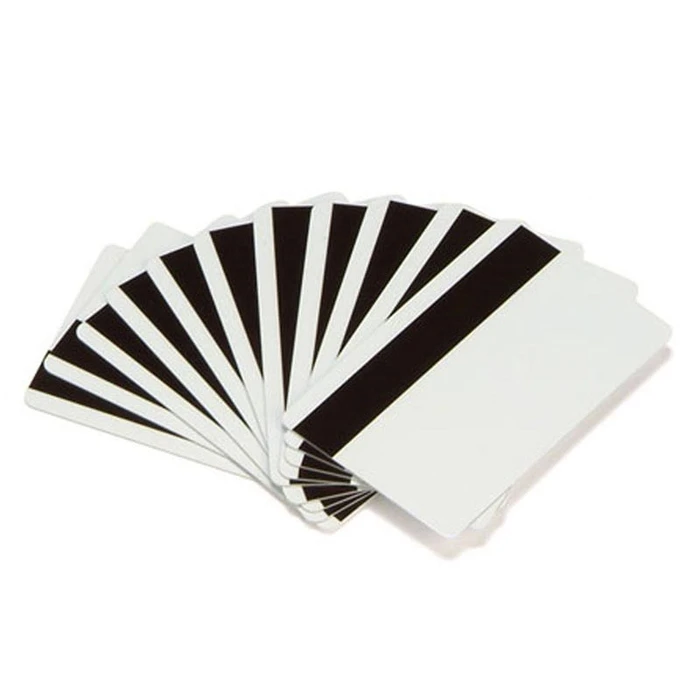 Zebra 30 mil - λευκή - CR-80 Κάρτα (85,6 x 54 mm) 500 τεμ. Μαγνητική ταινία PVC (LoCo) - MPN 104523-112