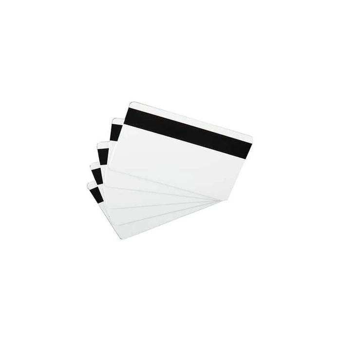Zebra 30 mil - λευκή - CR-80 Κάρτα (85,6 x 54 mm) 500 τεμ. Μαγνητική ταινία PVC (LoCo) - MPN 104523-112