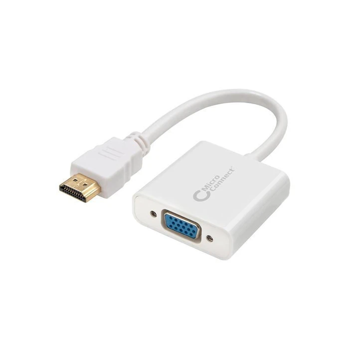MicroConnect Converter HDMI VGA male to HDMI VGA female White HDMVGA1
