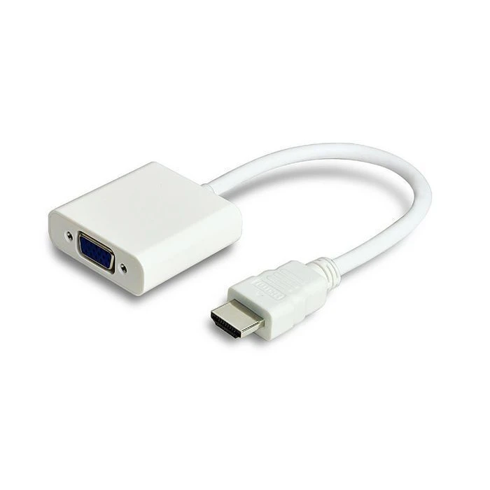 MicroConnect Converter HDMI VGA male to HDMI VGA female White HDMVGA1