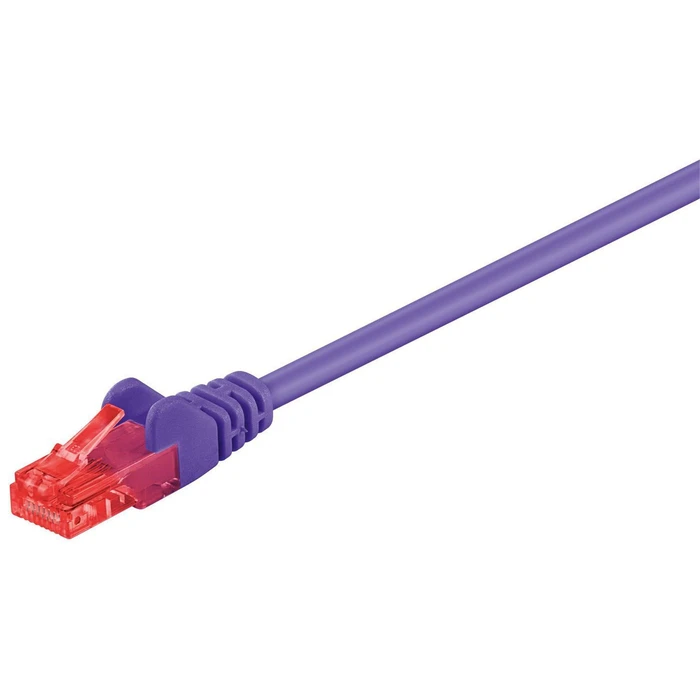 Microconnect U/UTP Cat6 1m Purple Ethernet Network Cable (RJ-45)