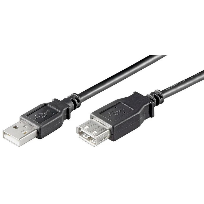MicroConnect USB Cable USB A male USB A male Black 1.8m