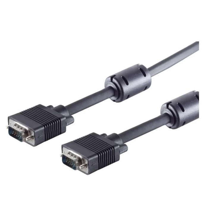 MicroConnect Καλώδιο VGA male VGA male Μαύρο 10m