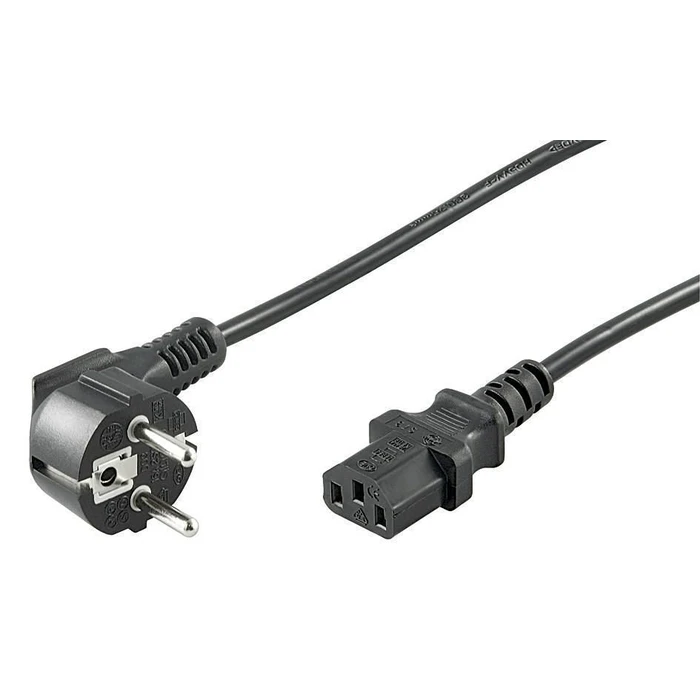 MicroConnect Schuko IEC C13 Power Cable 5m Black