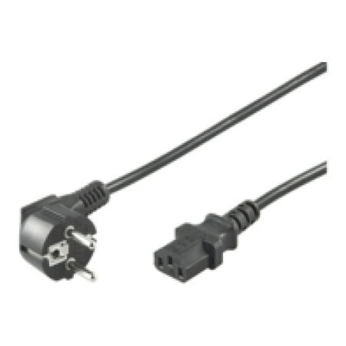 MicroConnect Network Cables Schuko Schuko Cable 0.5m Black PE010405