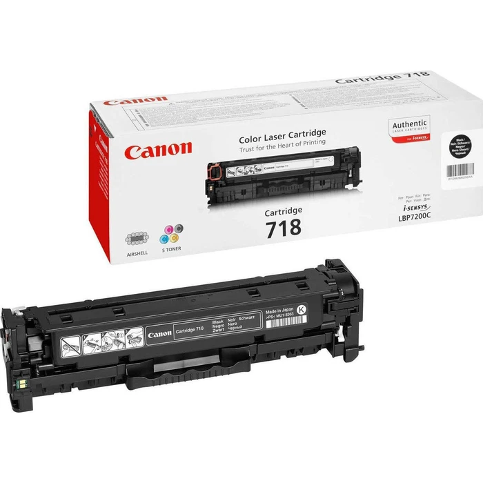 Canon Toner Laser Printer Black 3400 Pages 718