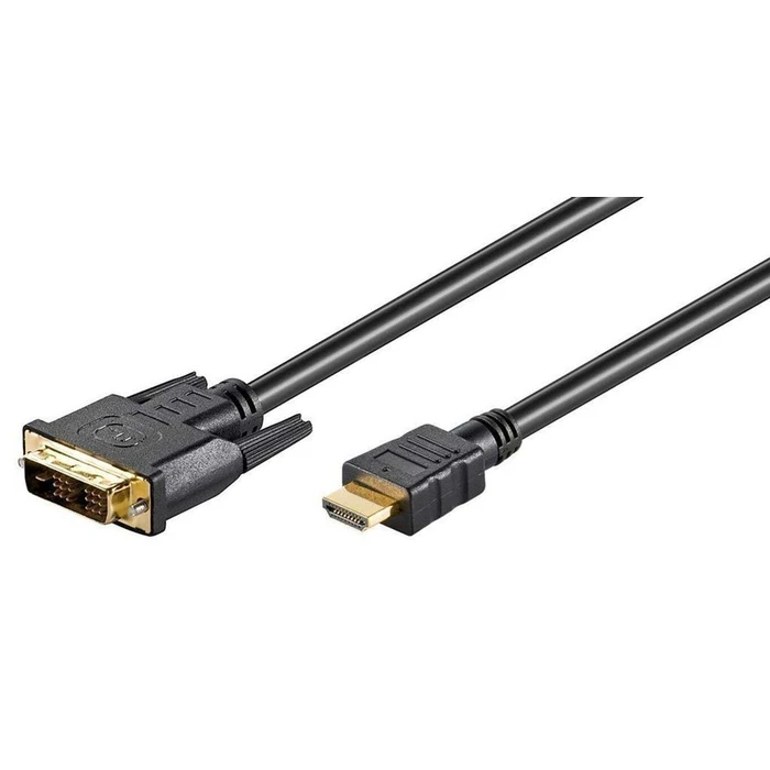 Microconnect DVI-D (male) to HDMI (male) Cable 0.5 m Black (HDM1918105)