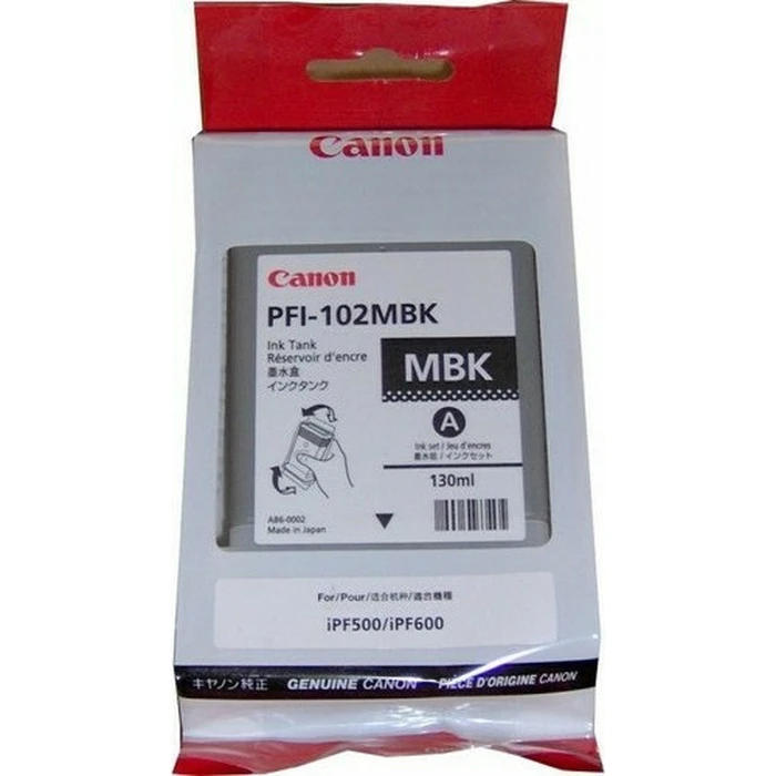 Canon PFI 102 InkJet Printer Ink Matte Black