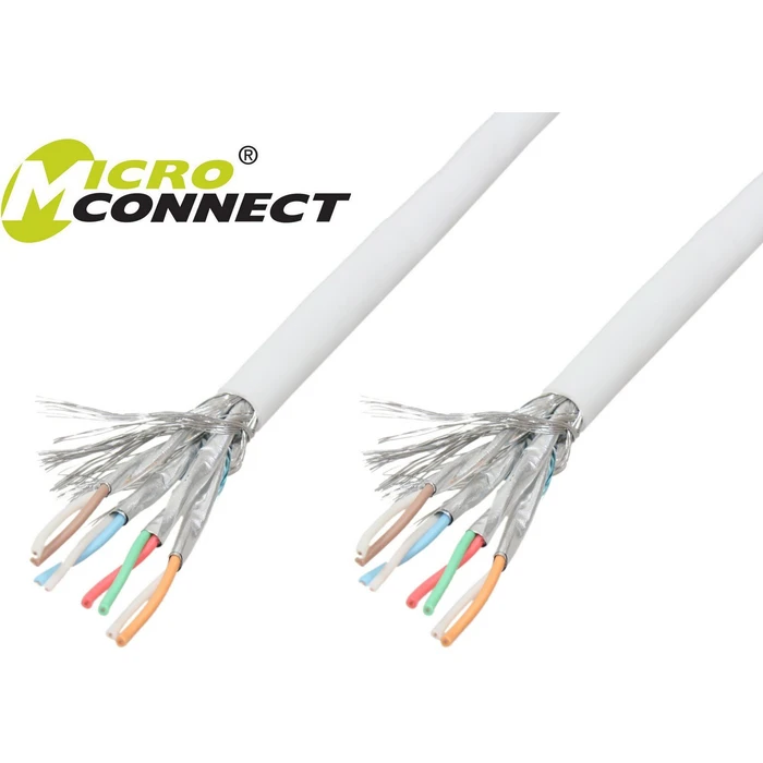 Microconnect S/FTP Cat.6 (Gigabit) Καλώδιο Δικτύου Ethernet χωρίς ακροδέκτες 305m Γκρι - KAB013-305