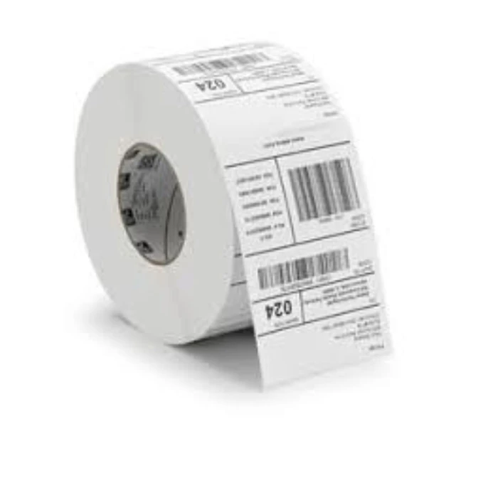 Zebra Z-Perform 1000D - Paper Labels 102 x 102 mm - White - Permanent Acrylic Adhesive - Uncoated - 8400 labels (12 rolls)
