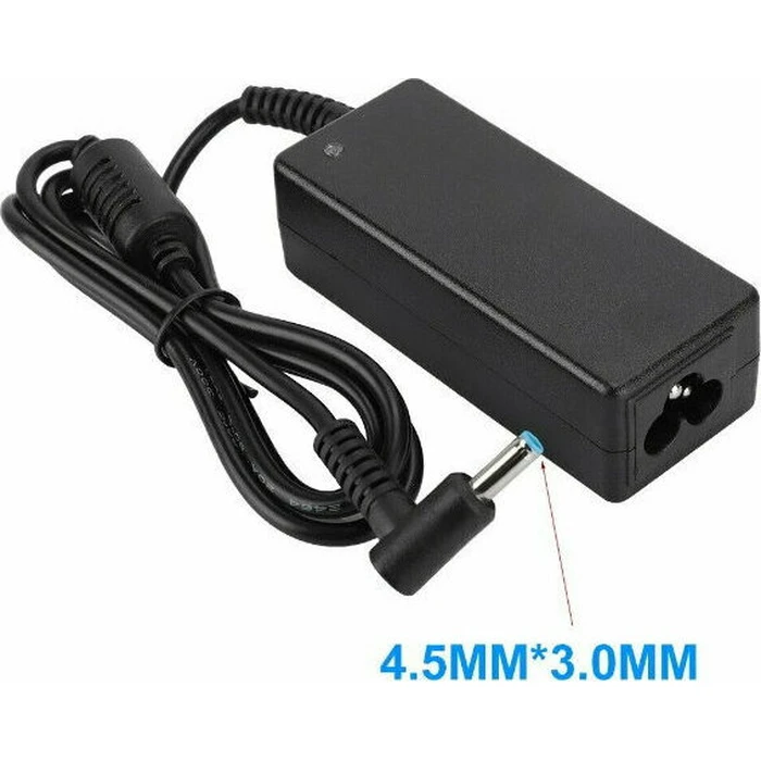 HP Laptop Charger 45W 19.5V 2.31A with Detachable Power Cord - 741727-001
