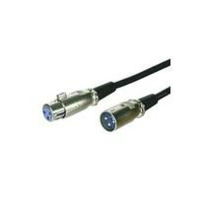 Microconnect XLR balanced cable 1 m, XLR 3-pin male to XLR 3-pin female (M-F), model XLRMF1