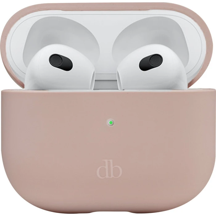 dbramante1928 Costa Rica Silicone Case for Apple AirPods (3rd Generation) - Recycled Plastic - Pink Sand