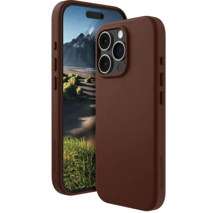 dbramante1928 Roskilde 2 MagSafe Leather Protective Case for iPhone 16 Pro Max  Dark Tan