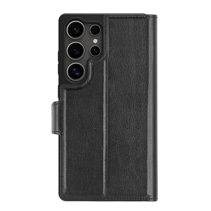 Dbramante1928 Θήκη Oslo Pro Δερμάτινη Folio για Samsung Galaxy S25 Ultra - Stand, Θήκες κάρτας, GRS πιστοποιημένη - Μαύρο