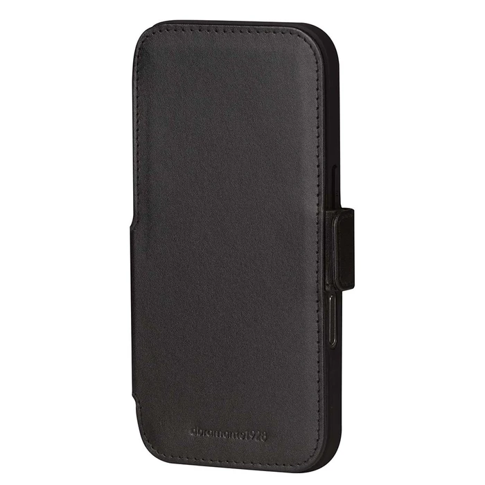 dbramante1928 Copenhagen Slim Leather Folio Wallet Case for Apple iPhone 17 Pro - Black