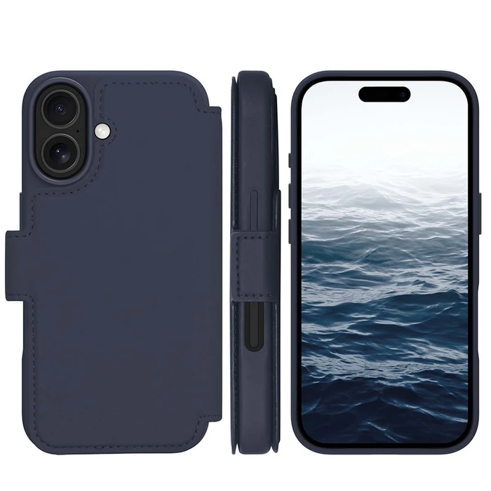 dbramante 1928 Lynge MS ICON Wallet Case for iPhone 17 - DeepWater