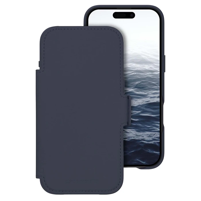 Θήκη πορτοφόλι με stand dbramante1928 Lynge MS ICON για iPhone 17 Pro - Deep Water (Navy Blue)