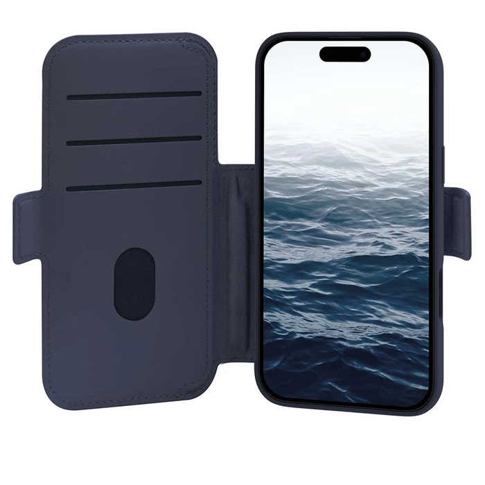 dbramante1928 Θήκη Πορτοφόλι Lynge MS ICON για iPhone 17 Pro Max - Navy Blue (Deep Water)