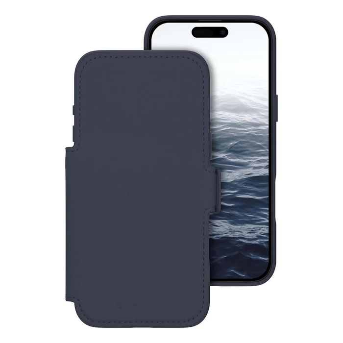 dbramante1928 Θήκη Πορτοφόλι Lynge MS ICON για iPhone 17 Pro Max - Navy Blue (Deep Water)