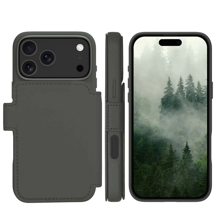 Θήκη πορτοφόλι dbramante1928 LyngeMS ICON για iPhone 17 Pro Max - Πράσινο Δάσους