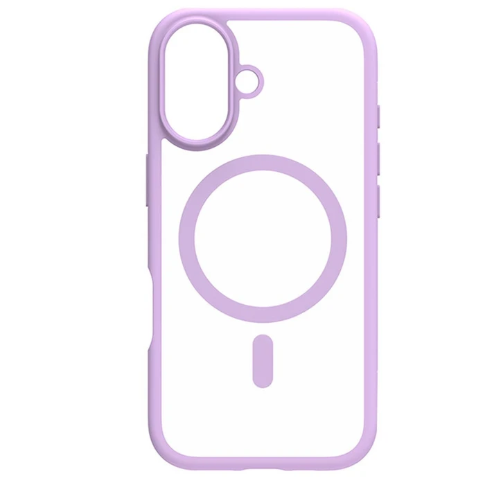 dbramante1928 Grenen MagSafe Case for iPhone 17 — Transparent Purple (Shockproof)