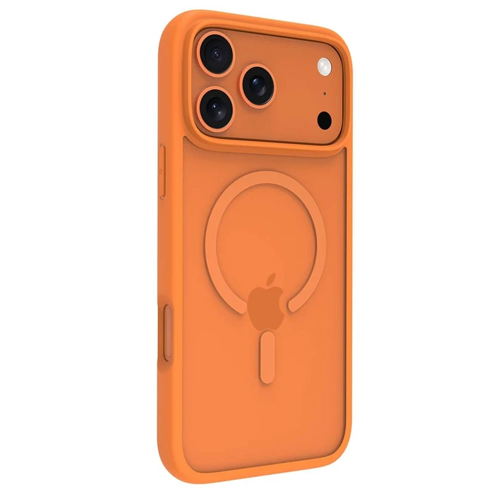 dbramante1928 Grenen MagSafe Case for iPhone 17 Pro Max - Anti-shock Recycled Plastic - Orange