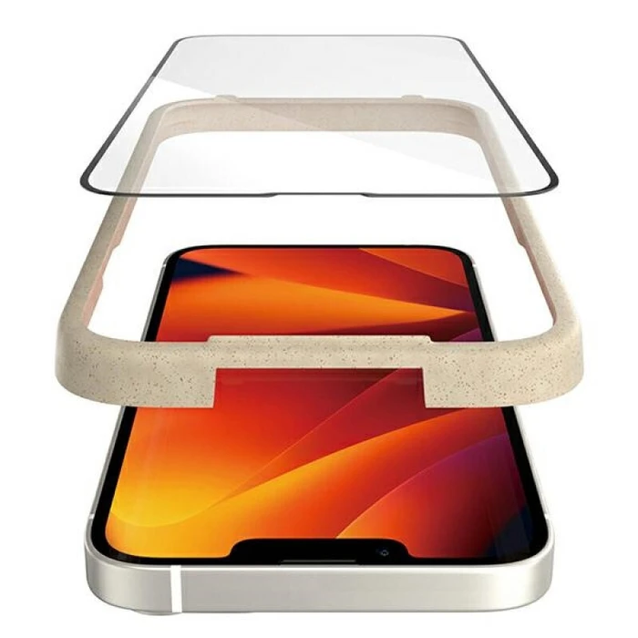 PanzerGlass Ultra-Wide Fit Antibacterial Full Face Tempered Glass Μαύρο (iPhone 17e / 16e / 14 / 13 / 13 Pro) 2783