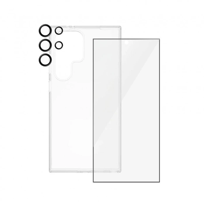 PanzerGlass 3-in-1 Tempered Glass Screen Protector Bundle for Samsung Galaxy S24 Ultra