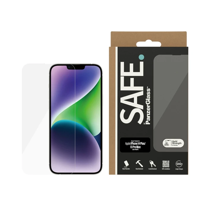 PanzerGlass Safe Full Face Tempered Glass για iPhone 14 Plus / 13 Pro Max