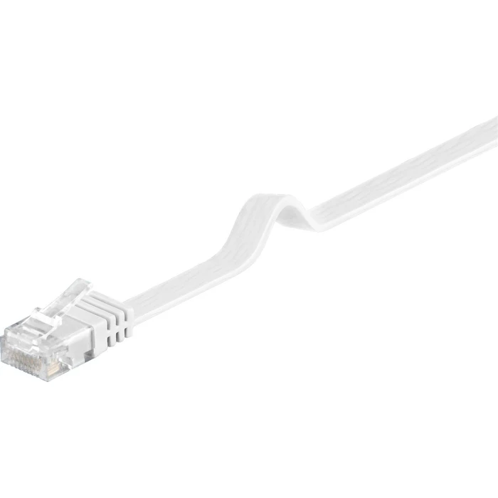 Microconnect Flat U/UTP Cat.6 (Gigabit) Network Cable 1.5m White - V-UTP6015W-FLAT