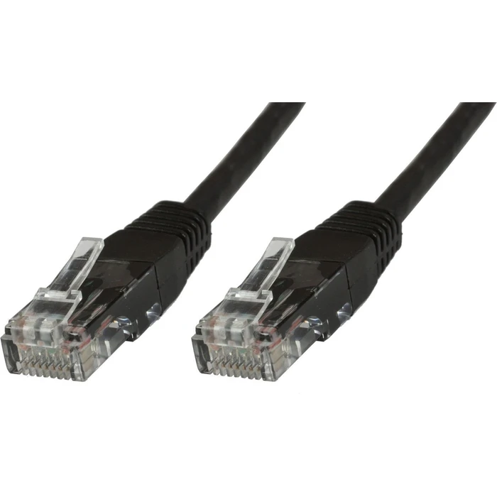 Microconnect U/UTP Cat.5e (Gigabit) Ethernet Network Cable 1m Black 10pcs V-UTP501SVP