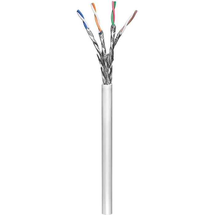 Microconnect S/FTP Cat6 (Gigabit) Ethernet Network Cable, Bulk 305m, Grey, KAB029-305