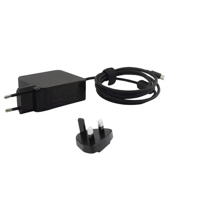 CoreParts Φορτιστής με Ενσωματωμένο Καλώδιο USB-C 65W Power Delivery Μαύρος (MBXUSBC-AC0002)